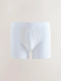 Next White 5 Pack A-Front Cotton Rich Boxers^ Underwear|Underwear