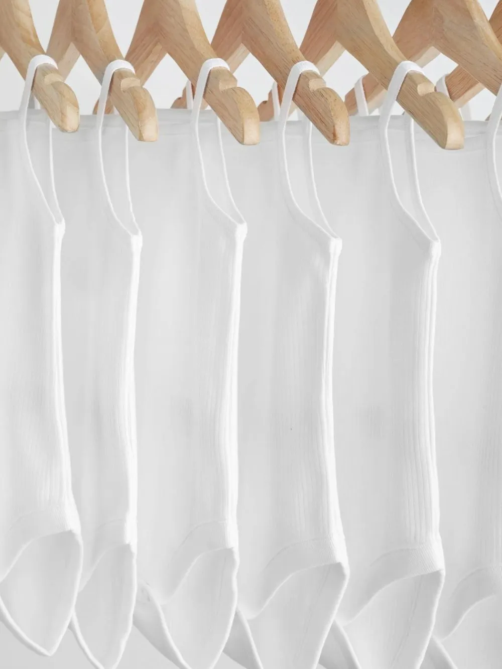 Online Next White 10 Pack Baby Strappy Bodysuits