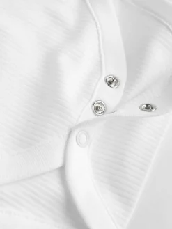 Online Next White 10 Pack Baby Strappy Bodysuits