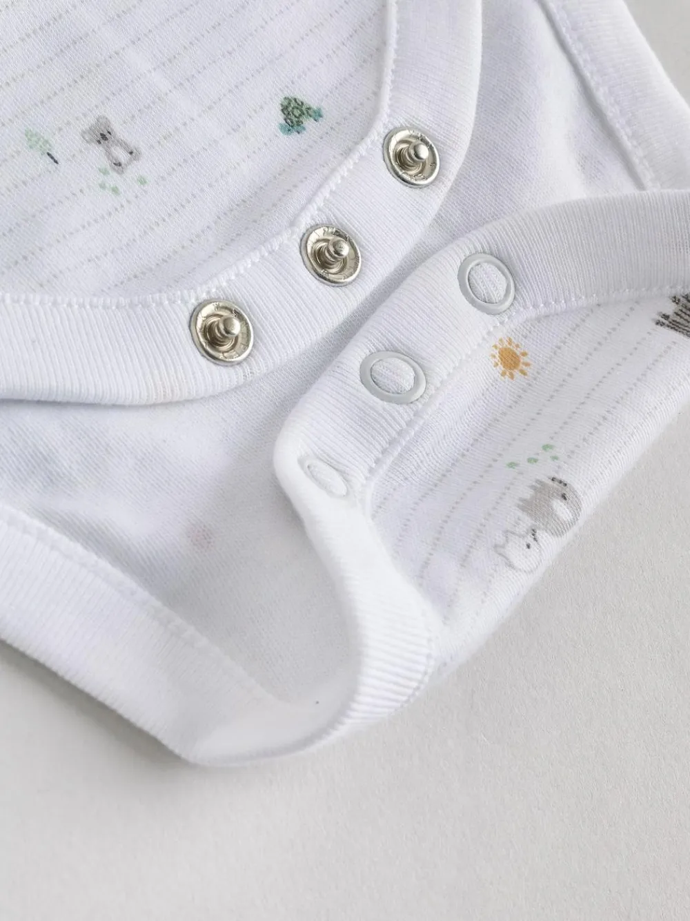 New Next White 5 Pack Baby Vest Bodysuits