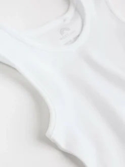 Next White 5 Pack Baby Vest Bodysuits^BOY Baby Boys|Baby Boys