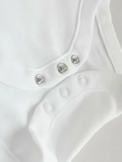 Outlet Next White 10 Pack Baby Vest Bodysuits