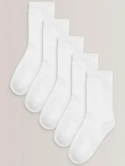 Next 5 Pack Cotton Rich Cushioned Sole Ankle Socks^ Socks & Tights|Socks & Tights