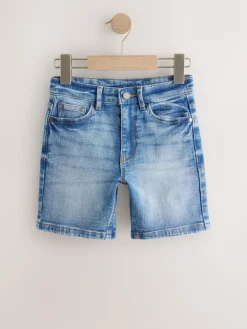 Clearance Next 2 Pack Denim Shorts (3-16yrs) White