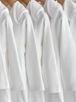 Hot Next White 10 Pack Essential Baby Long Sleeve Bodysuits