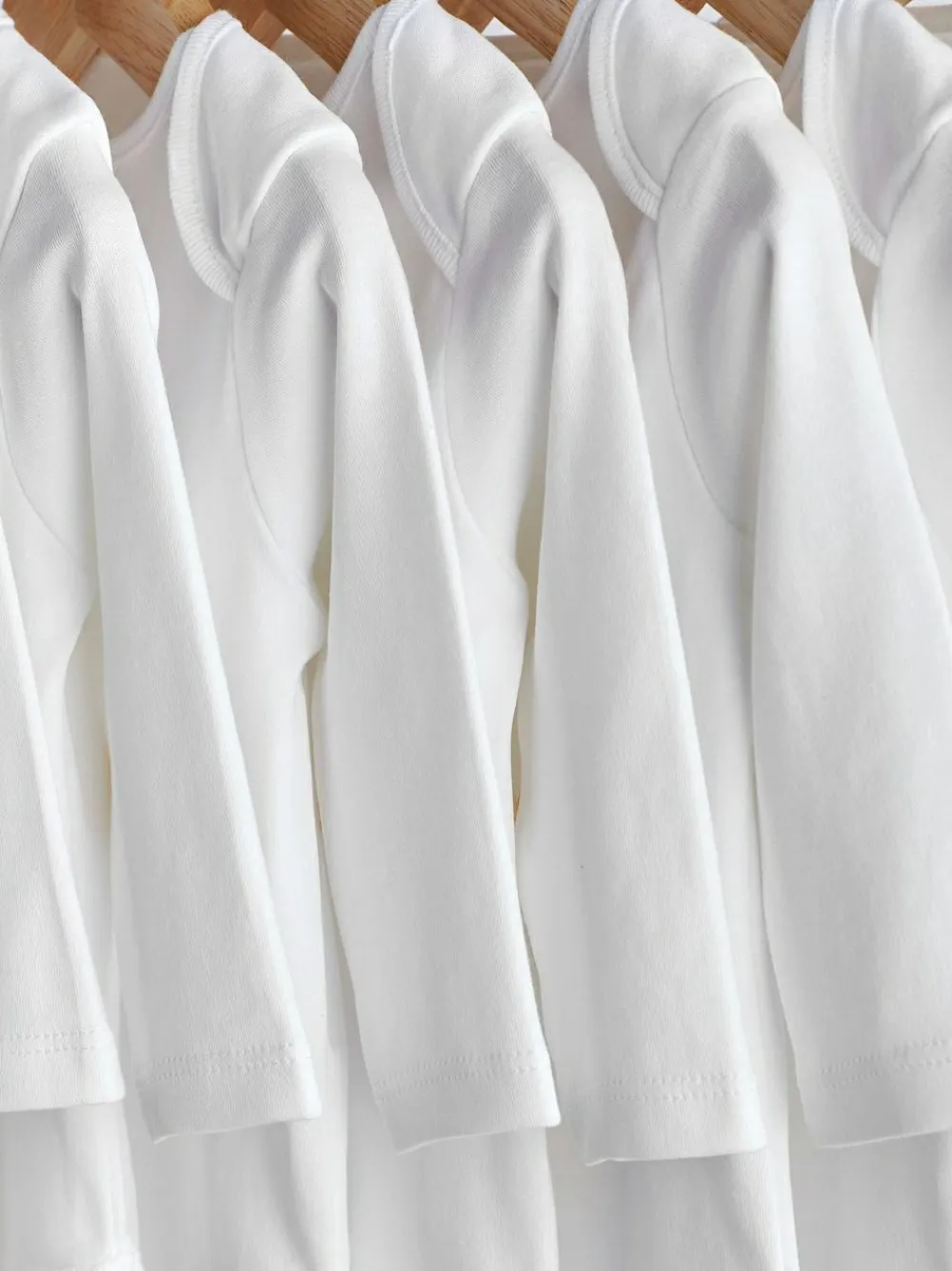 Hot Next White 10 Pack Essential Baby Long Sleeve Bodysuits