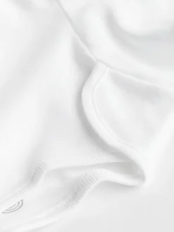 Hot Next White 5 Pack Essential Baby Long Sleeve Bodysuits