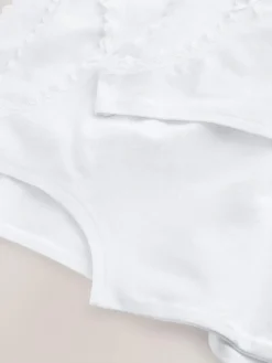 Sale Next White 5 Pack Lace Trim Vest (1.5-16yrs)