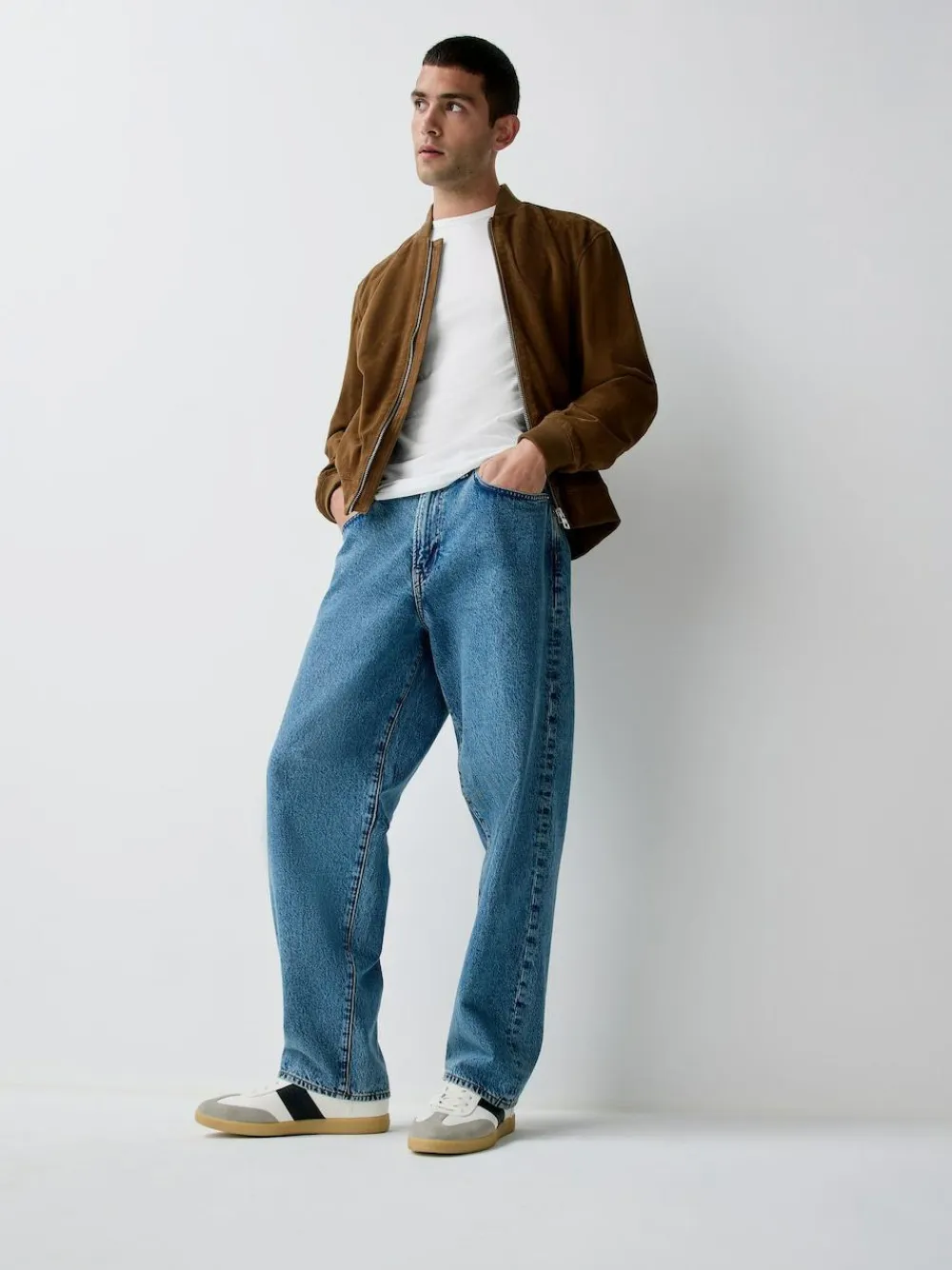 Online Next 5 Pack Modal Layering T-Shirt White