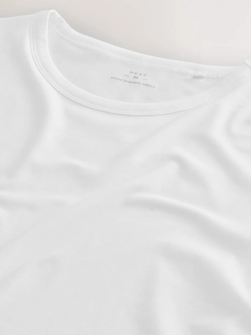 Online Next 5 Pack Modal Layering T-Shirt White