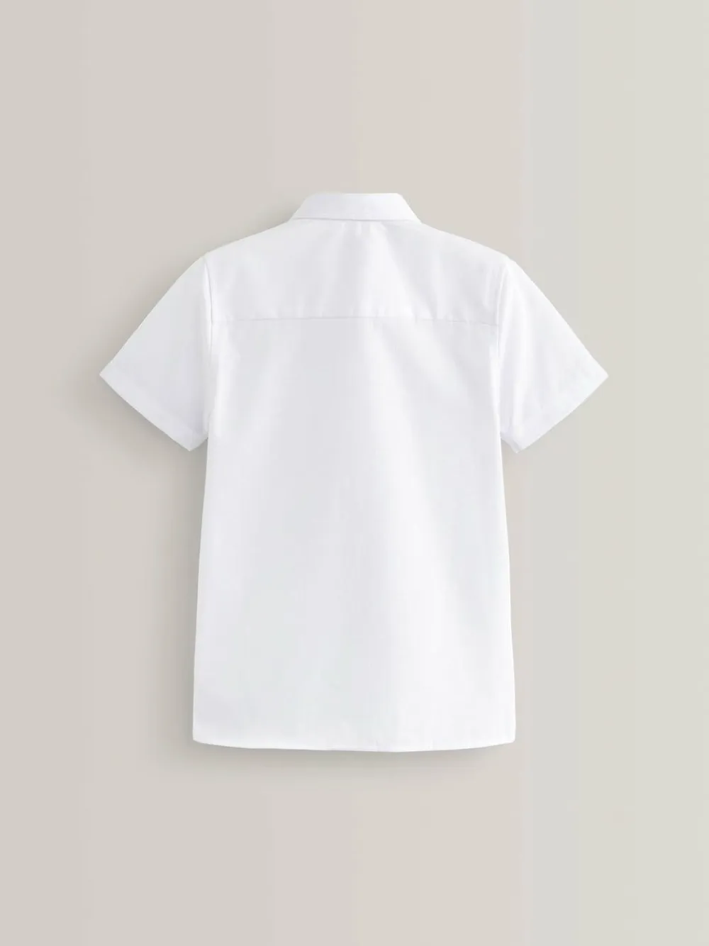 Next White 2 Pack Short Sleeve Stretch School Shirts (3-16yrs)^BOY Shirts