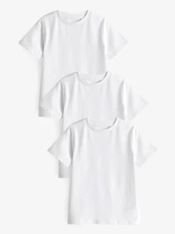 Sale Next 3 Pack T-Shirts (3-16yrs) White