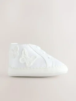 New Next Baby High Top Trainers (0-24mths) White