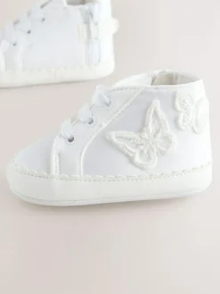 New Next Baby High Top Trainers (0-24mths) White