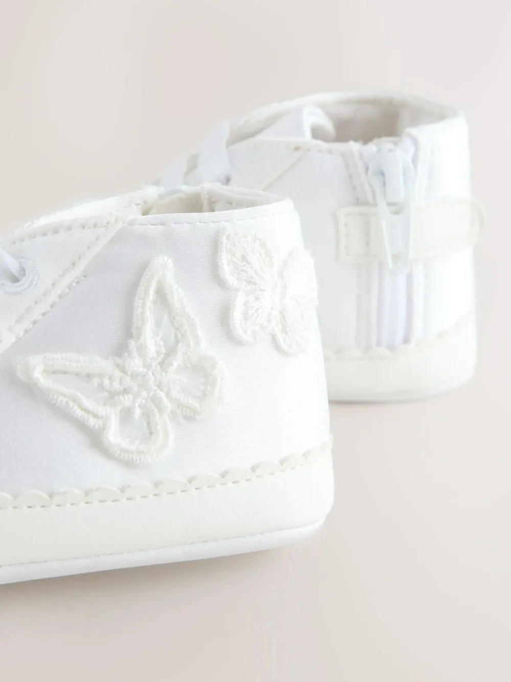 New Next Baby High Top Trainers (0-24mths) White