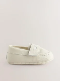 Discount Next White Baby Loafer Shoes (0-2mths)