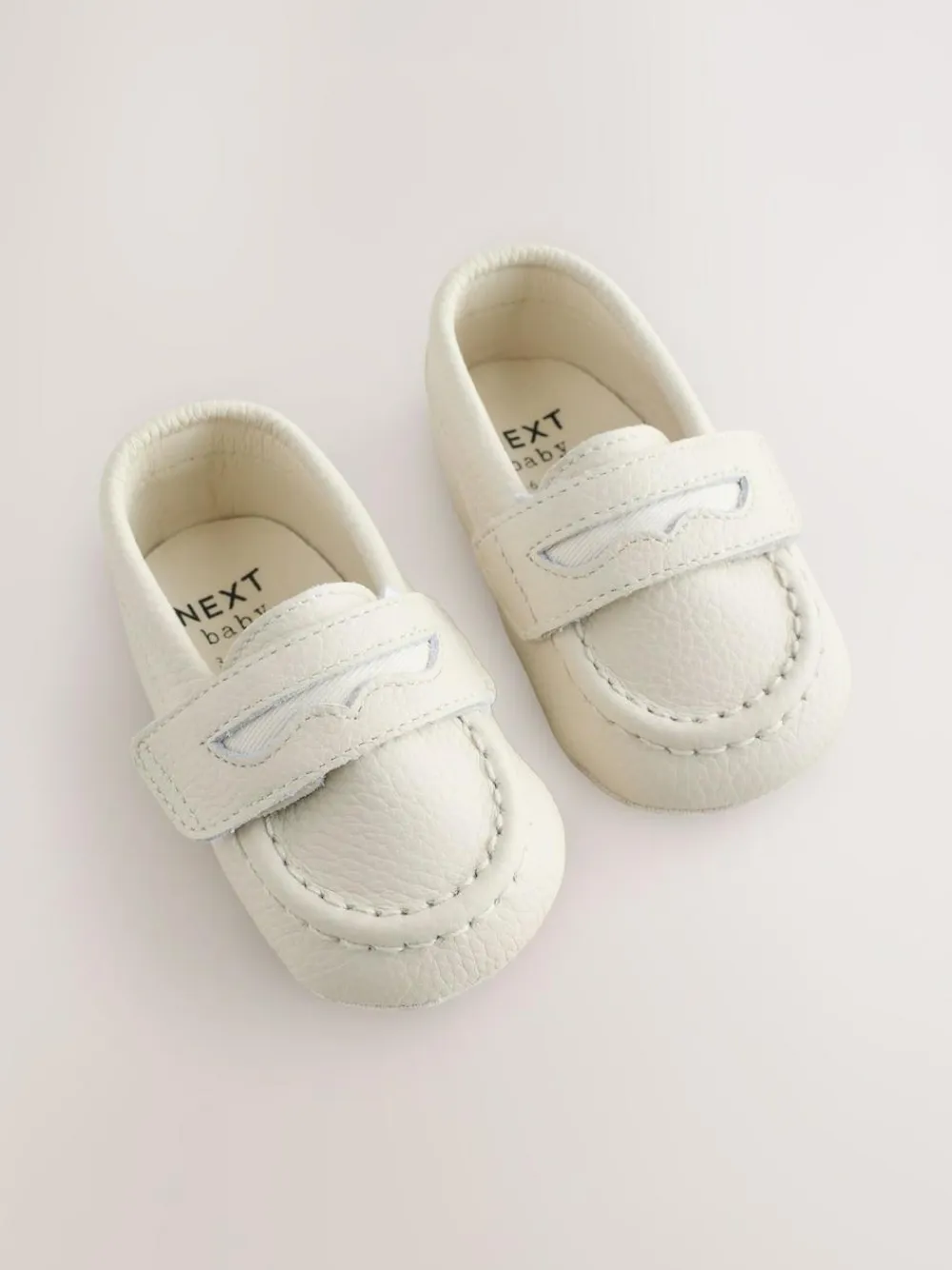 Discount Next White Baby Loafer Shoes (0-2mths)