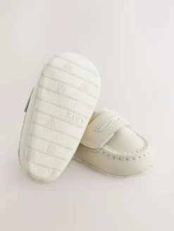 Discount Next White Baby Loafer Shoes (0-2mths)
