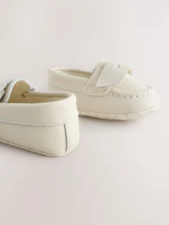 Discount Next White Baby Loafer Shoes (0-2mths)