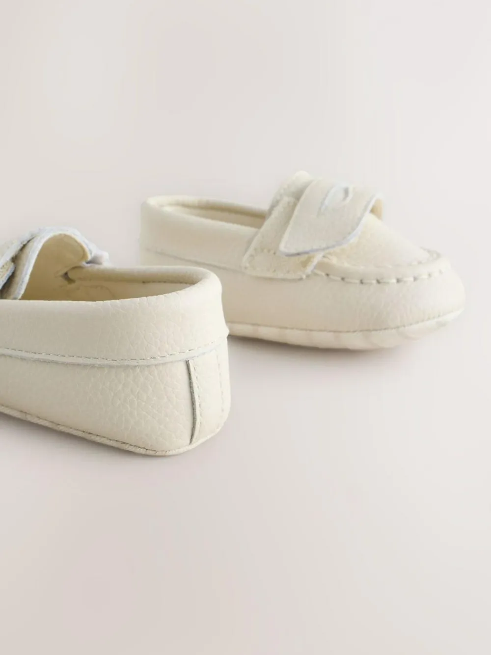 Discount Next White Baby Loafer Shoes (0-2mths)