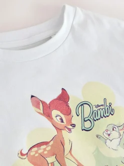 Next White Bambi Oversized Graphic T-Shirt (3-16yrs)^ T-Shirts