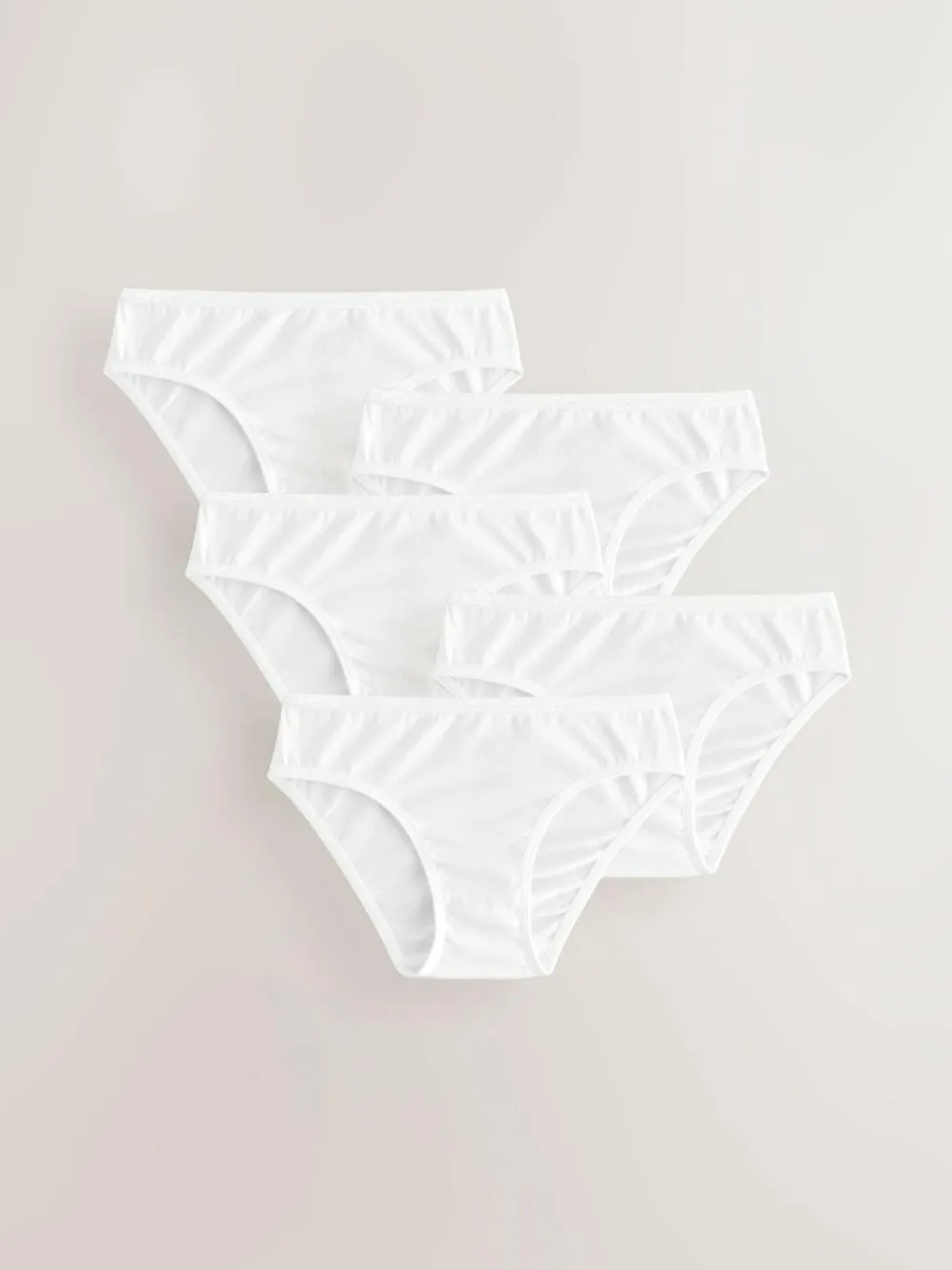 Online Next Bikini Briefs 5 Pack (5-16yrs) White