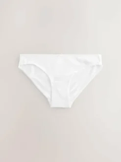 Sale Next White Bikini Cotton Rich Knickers 5 Pack