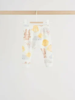 Hot Next White Bunny Character Print Easter Sweat and Leggings Baby Set (0mths-2yrs)