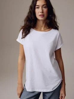 Next White Cap Sleeve T-Shirt^Women Nightwear