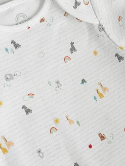 Next White Character 7 Pack Baby Short Sleeve Bodysuits^BOY Unisex|Bodysuits & Vests