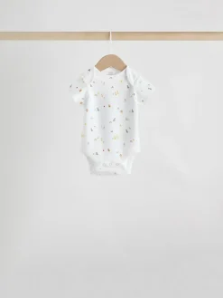 Next White Character 7 Pack Baby Short Sleeve Bodysuits^BOY Unisex|Bodysuits & Vests