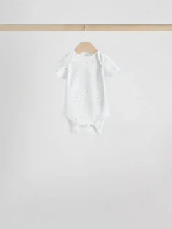 Next White Character 7 Pack Baby Short Sleeve Bodysuits^BOY Unisex|Bodysuits & Vests