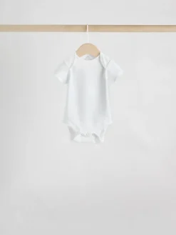 Next White Character 7 Pack Baby Short Sleeve Bodysuits^BOY Unisex|Bodysuits & Vests