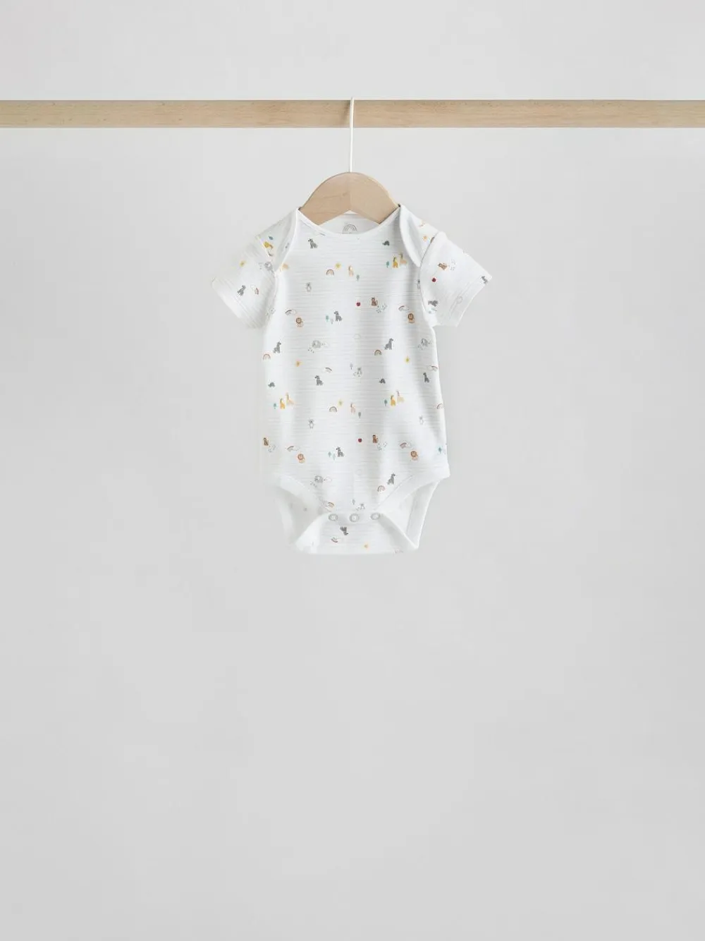 Sale Next White Character 5 Pack Baby Short Sleeve Bodysuits