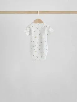 Sale Next White Character 5 Pack Baby Short Sleeve Bodysuits
