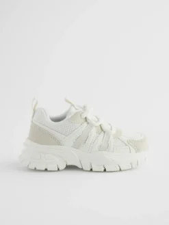 New Next Chunky Trainers White