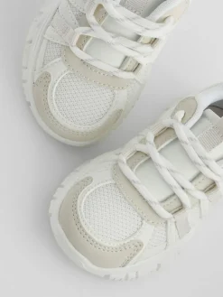 New Next Chunky Trainers White