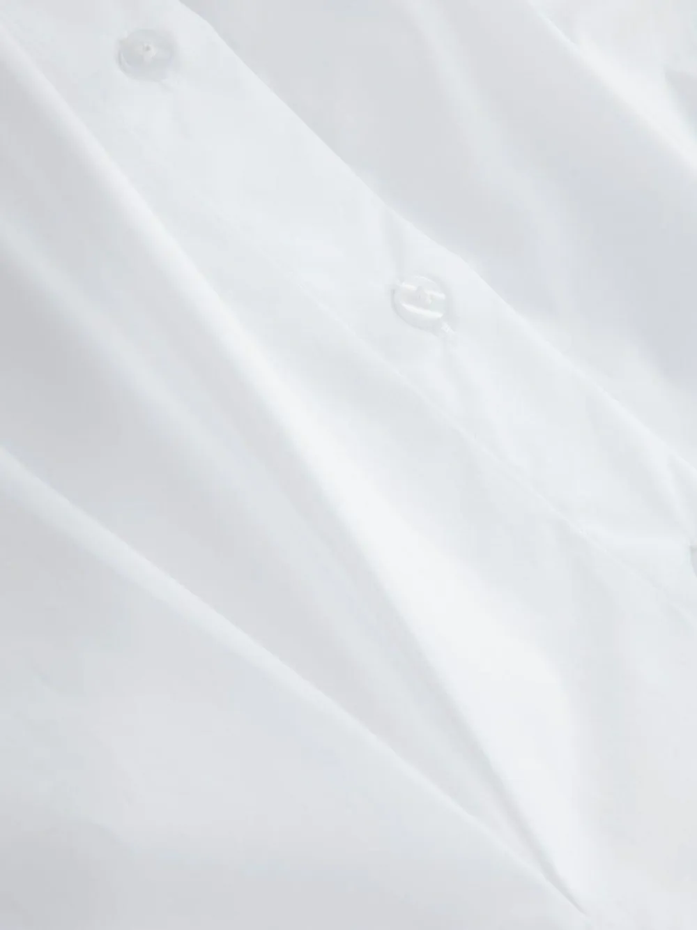 Next Cinched Waist Fitted Shirt White