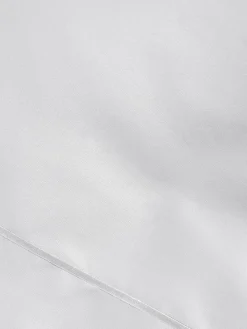 Hot Next White Collection Luxe 300 Thread Count 100% Cotton Sateen Satin Stitch Luxury Duvet Cover And Pillowcase Set