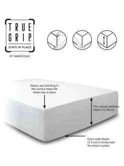 Next Collection Luxe 1000 Thread Count Sateen Extra Deep Fitted Sheet^ Bedsheets & Pillow Cases