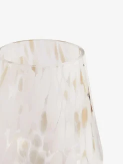 Next White Confetti Glass Candle Holder Hurricane^ Candle Holders & Lanterns