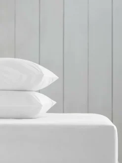 Sale Next White Cotton Rich Deep Fitted Bed Sheet