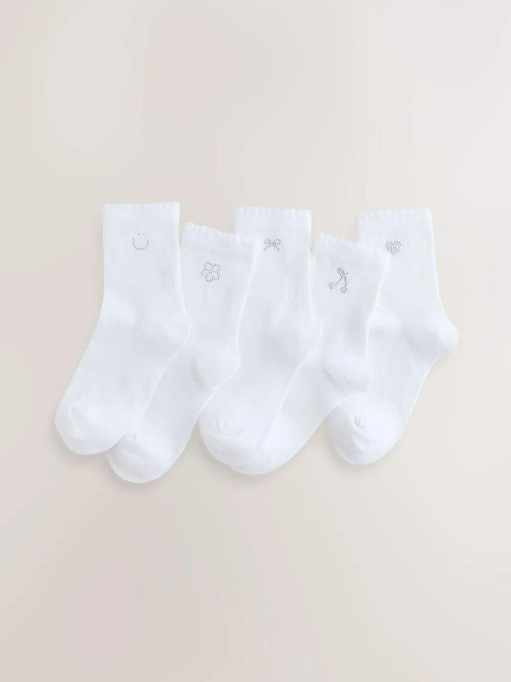 Next Cotton Rich Diamante Ankle Socks 5 Pack^ Tights|Socks & Tights