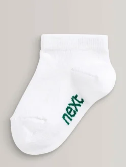 Best Next White Cotton Rich Trainer Socks 7 Pack