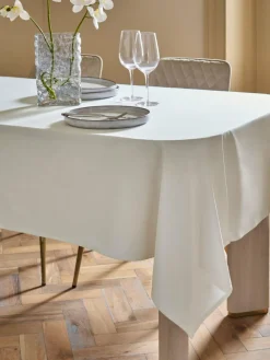 Next White Cotton Table Cloth^ Table Linen, Placemats & Coasters