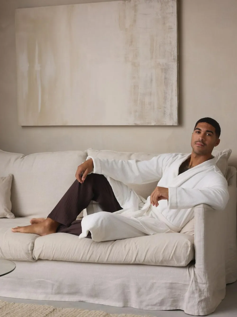 Next White Cotton Towelling Dressing Gown^ Bathrobe