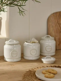 Next Country Badge Set of 3 Storage Jars^ Storage & Organisation