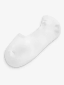 Discount Next Cushion Sole Invisible Trainer Socks 4 Pack White