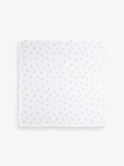 Clearance Next Baby Muslins Cloths 4 Pack White Delicate Animal