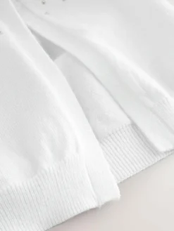 Online Next White Diamante Occasion Shrug (3-16yrs)